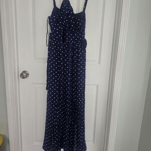Belted Polka Dot Dress